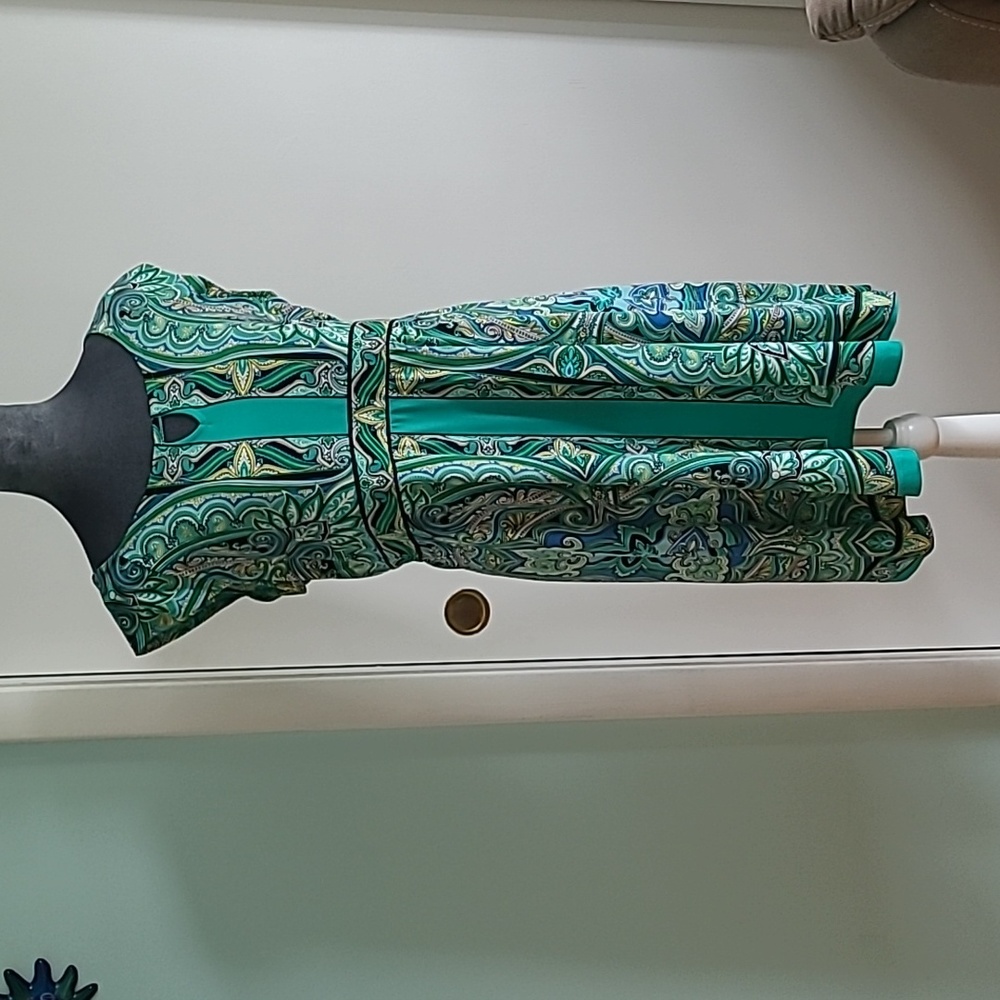 Apt. 9 Green Paisley dress